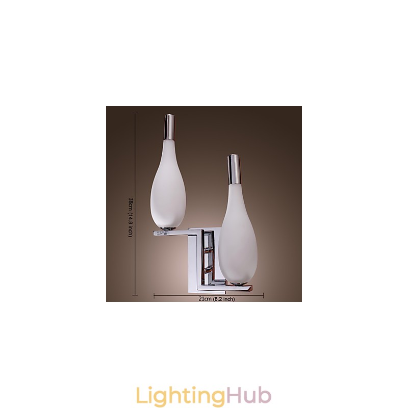 Crystal Wall Light with 2 Lights Bottle Shaped Shade