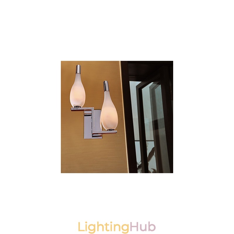 Crystal Wall Light with 2 Lights Bottle Shaped Shade