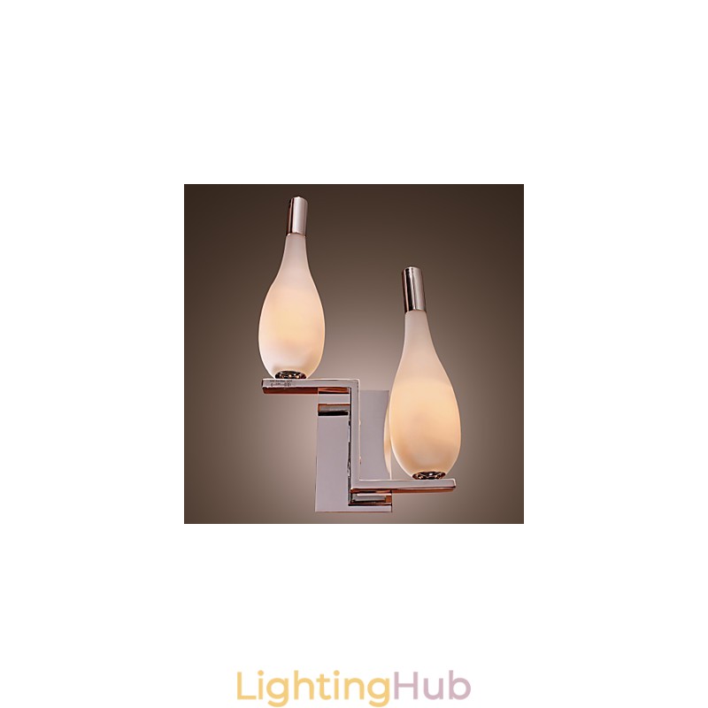 Crystal Wall Light with 2 Lights Bottle Shaped Shade