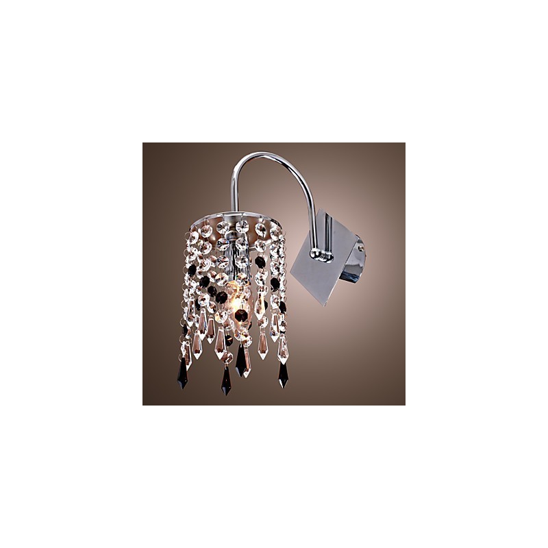 Wall Light with Elegant Crystal Drop