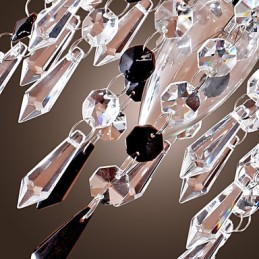 Wall Light with Elegant Crystal Drop