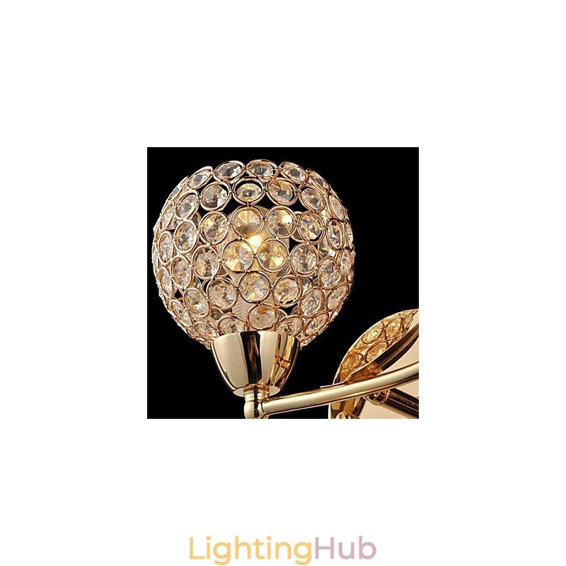 Crystal Wall Sconces Reading Wall Lights Modern Contemporary Metal