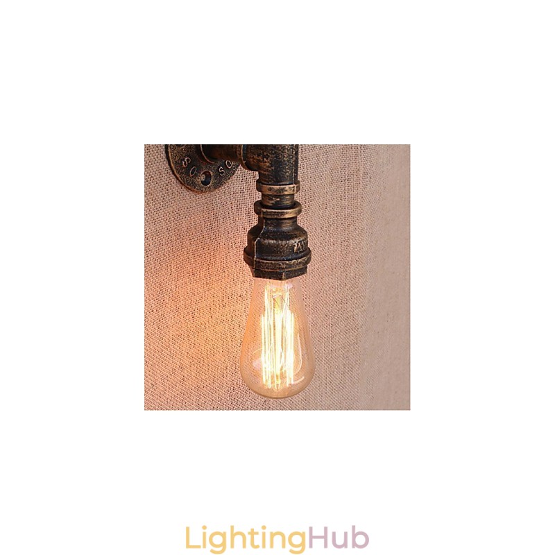 Nostalgia Simple Water Pipe Decorative Small Wall Lamp Wall Light