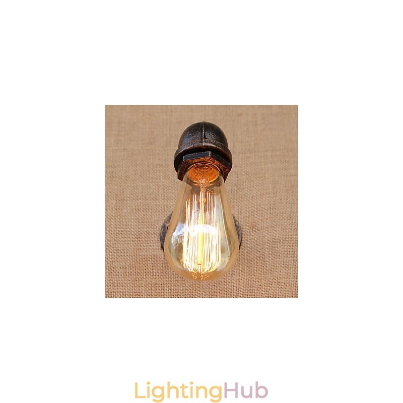 Nostalgia Simple Water Pipe Decorative Small Wall Lamp Wall Light