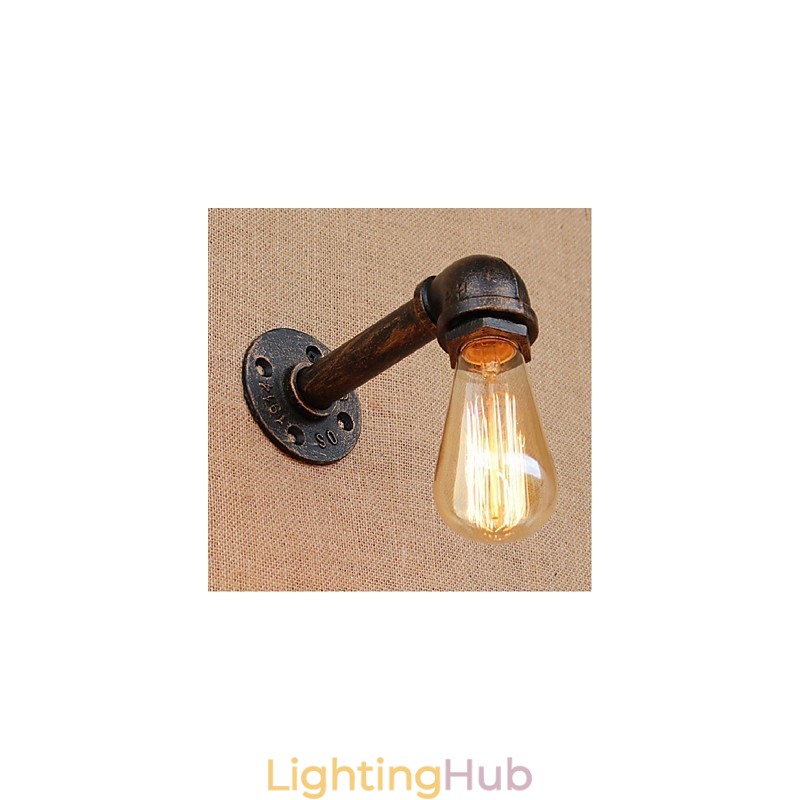 Nostalgia Simple Water Pipe Decorative Small Wall Lamp Wall Light