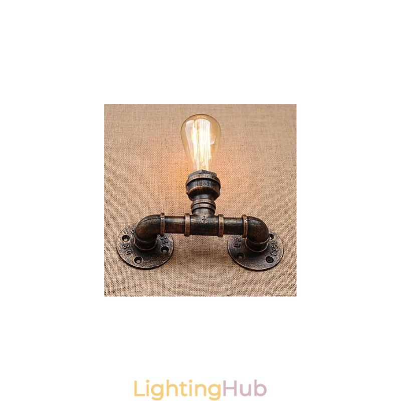Nostalgia Simple Water Pipe Decorative Small Wall Lamp Wall Light