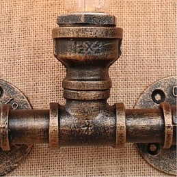 Nostalgia Simple Water Pipe Decorative Small Wall Lamp Wall Light