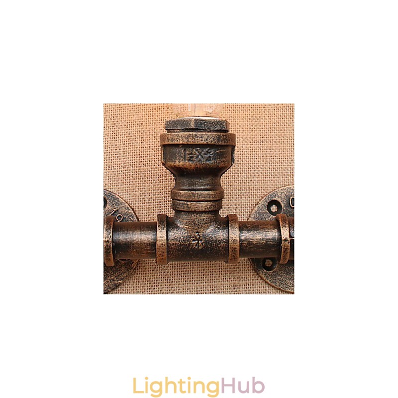 Nostalgia Simple Water Pipe Decorative Small Wall Lamp Wall Light