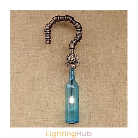 Retro American Village Creative Industry Wind Designer Water Bottle Wall Lamp Wall Light Retro American Village Creative Industry Wind Designer Water Bottle Wall Lamp Wall Light