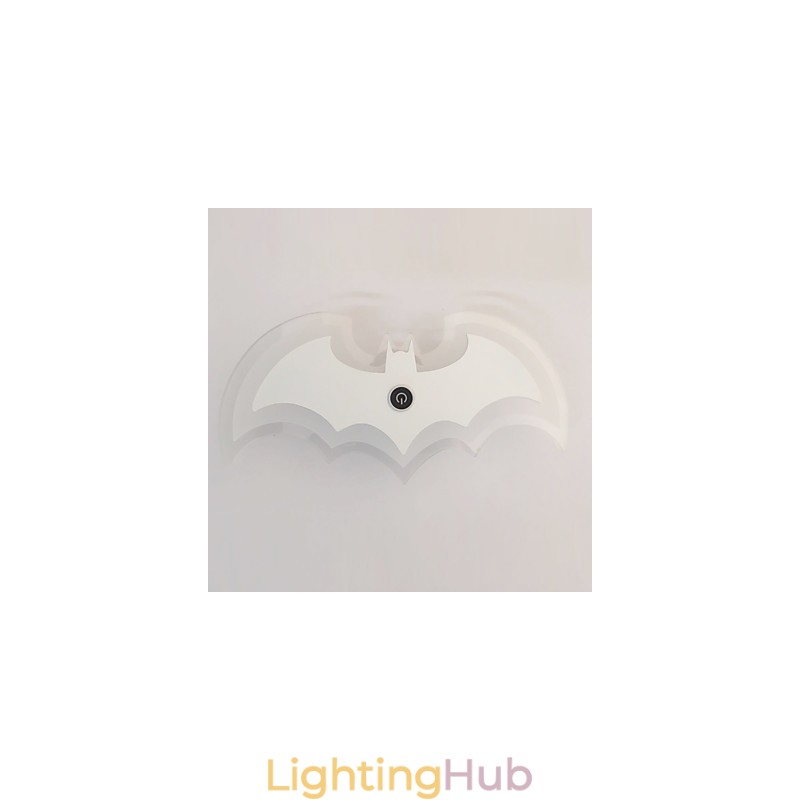 Modern Acrylic Bat Wall Light Bedside Lamp Wall Sconces Corridor LightsV