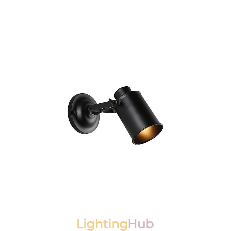 Vintage Black Metal Loft Wall Sconce Living Room Dining Room Hallway Cafe Bars Bar Wall Lamp