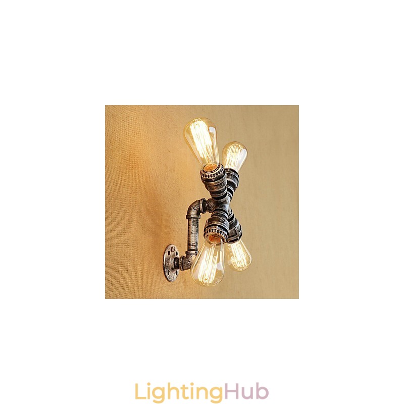Country Retro Painting Feature for Swing Arm Ambient Light Wall Sconces Wall Light
