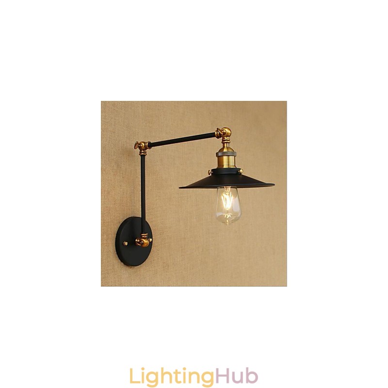 Rustic Lodge Country Retro Painting Feature for Mini Style Swing Arm Ambient Light Swing