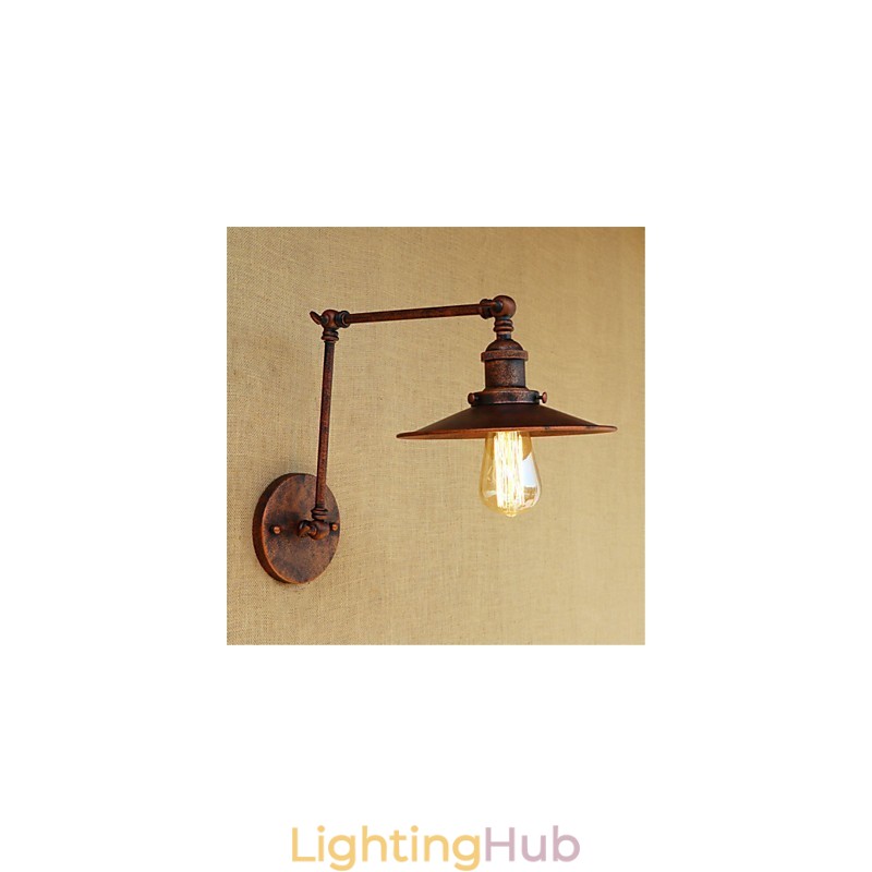 Rustic Lodge Country Retro Painting Feature for Mini Style Swing Arm Ambient Light Swing