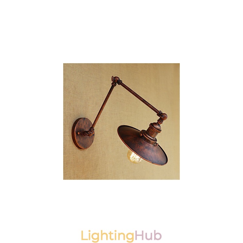 Rustic Lodge Country Retro Painting Feature for Mini Style Swing Arm Ambient Light Swing