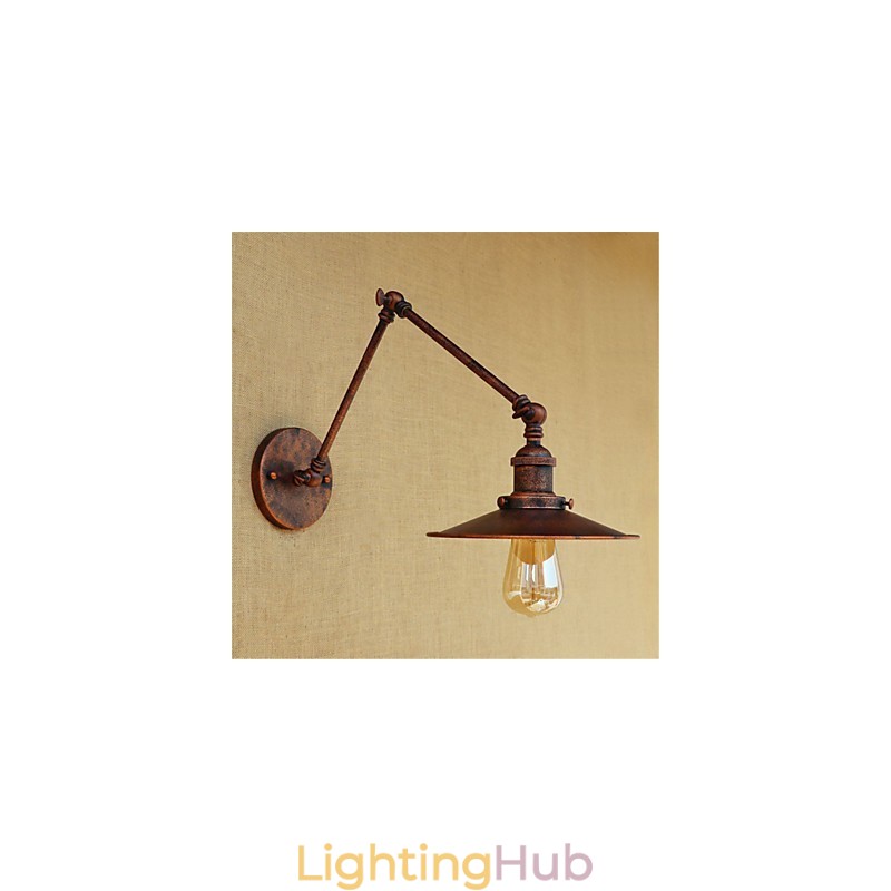 Rustic Lodge Country Retro Painting Feature for Mini Style Swing Arm Ambient Light Swing
