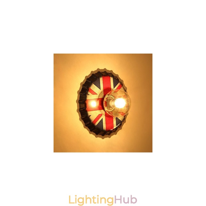 Traditional Classic Rustic Lodge Country Painting Feature for Mini Style Ambient Light Wall Sconces Wall Light