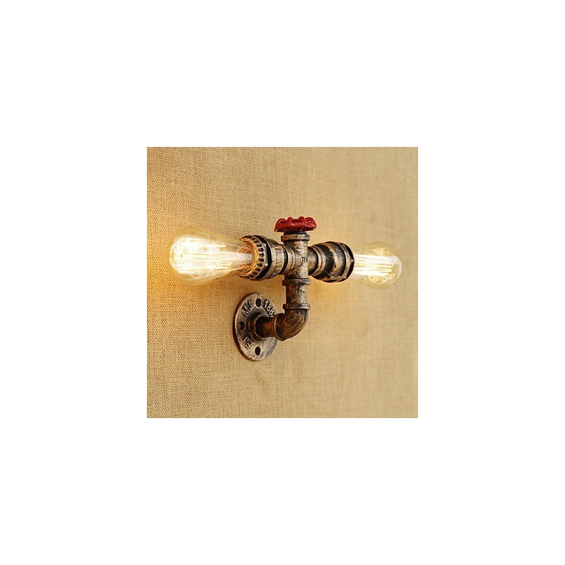 Country Retro Painting Feature for Mini Style Ambient Light Wall Sconces Wall Light