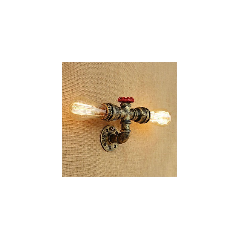 Country Retro Painting Feature for Mini Style Ambient Light Wall Sconces Wall Light