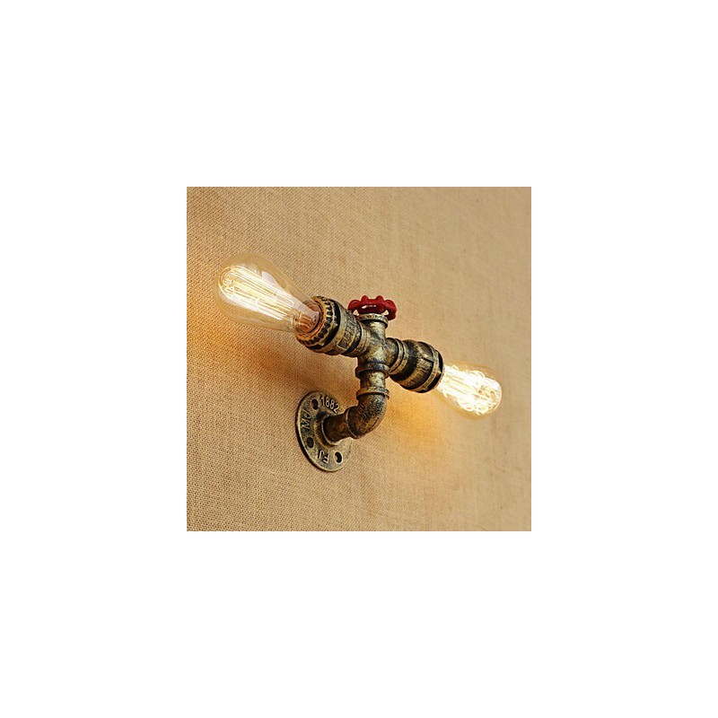 Country Retro Painting Feature for Mini Style Ambient Light Wall Sconces Wall Light