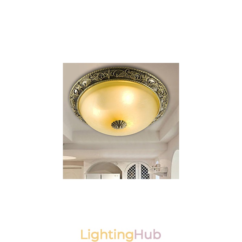 Flush Mount Mini Style Traditional Classic Resin