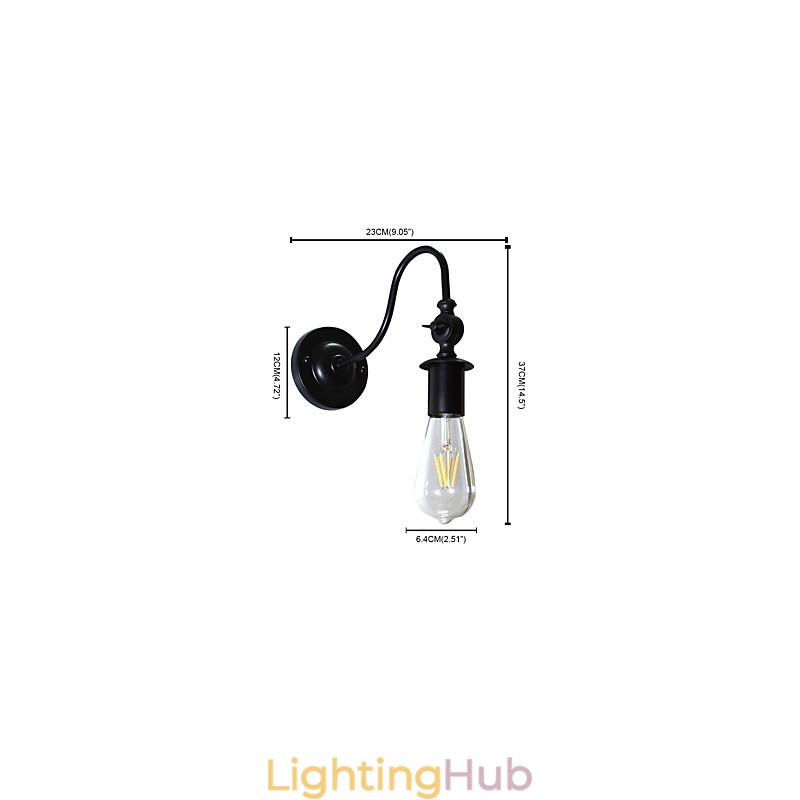 Light Buzz Wall Iron Wall Lamp Dumb Black Lightsaber Lamp On Wall
