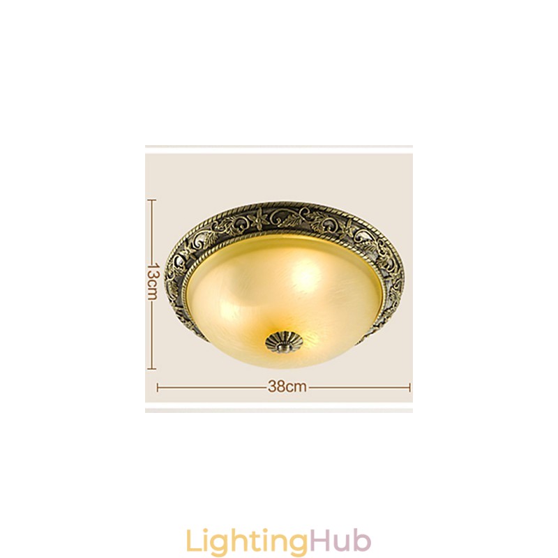 Flush Mount Mini Style Traditional Classic Resin