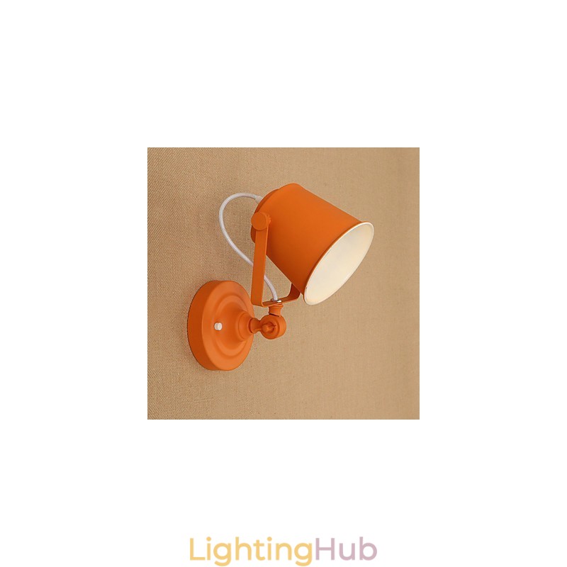 Country Retro Painting Feature Adjustable for Swing Arm Eye Protection Downlight Wall Lights Wall Light
