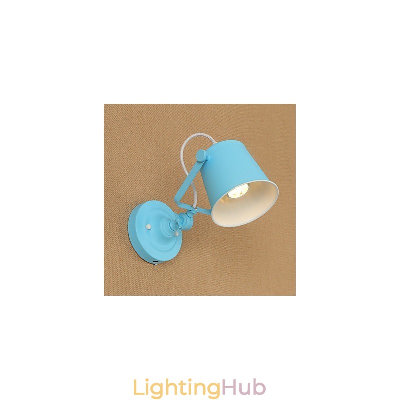 Country Retro Painting Feature Adjustable for Swing Arm Eye Protection Downlight Wall Lights Wall Light