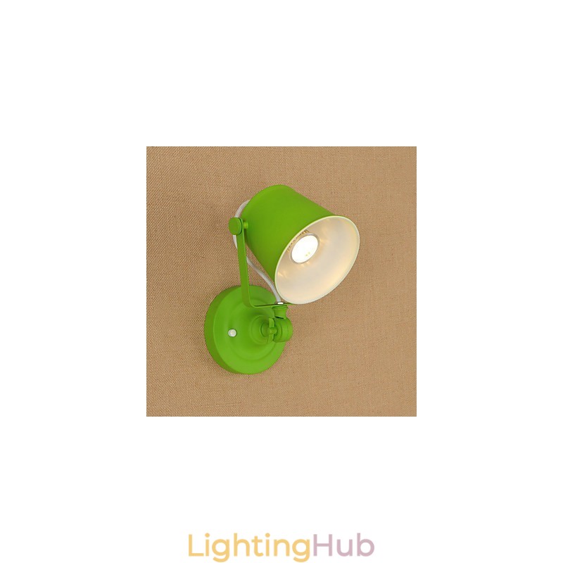 Country Retro Painting Feature Adjustable for Swing Arm Eye Protection Downlight Wall Lights Wall Light