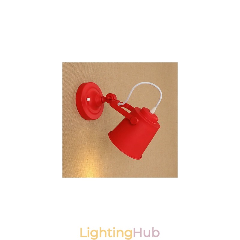 Country Retro Painting Feature Adjustable for Swing Arm Eye Protection Downlight Wall Lights Wall Light