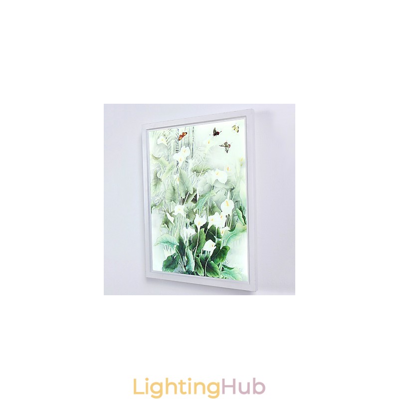 Integrated Modern Contemporary Modern Comtemporary Painting Feature for Ambient Light Wall Sconces