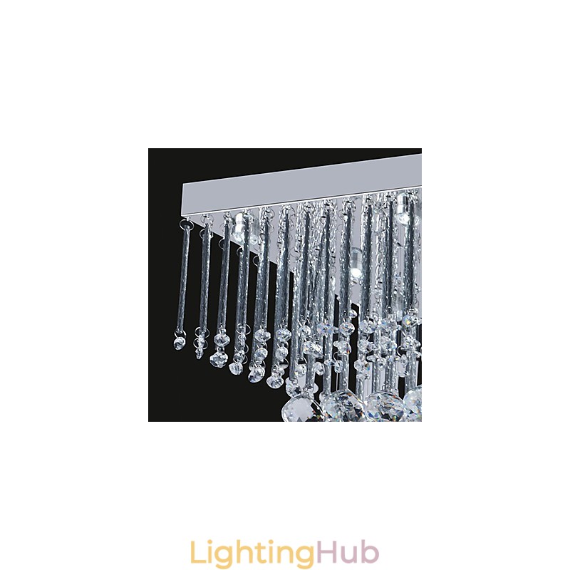 Artistic Ceiling Light in Crystal Beaded Design