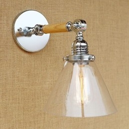 Modern Contemporary Country Retro Electroplated Feature for Swing Arm Ambient Light