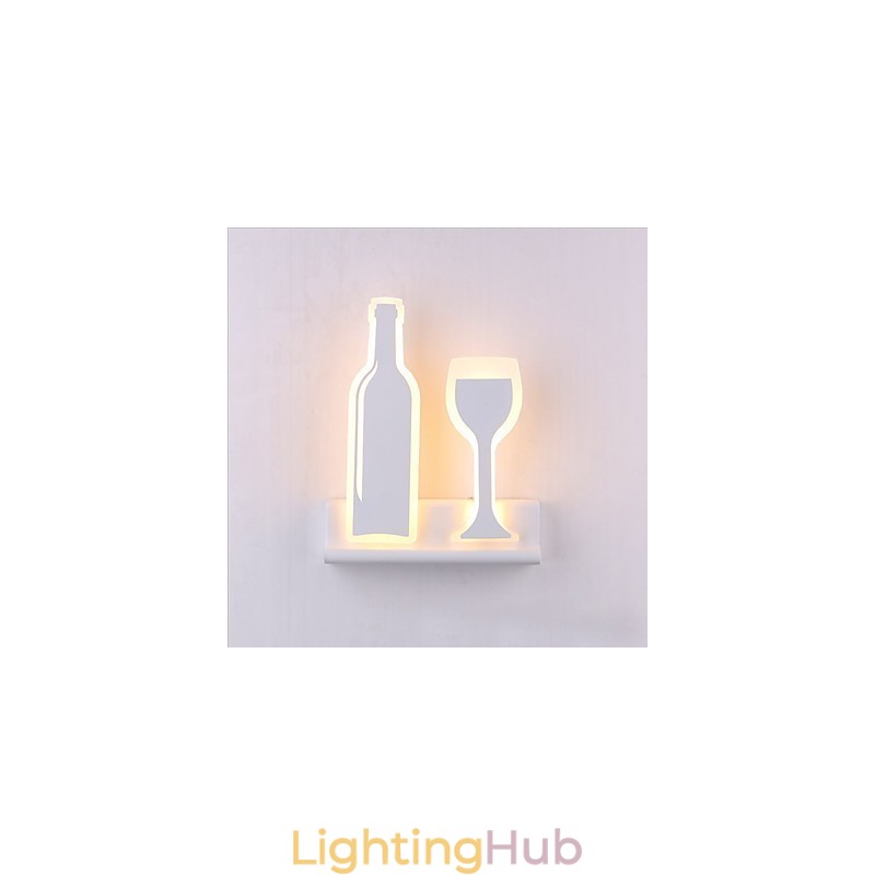 Integrated Modern Contemporary Modern Comtemporary Painting Feature for Ambient Light Wall Sconces