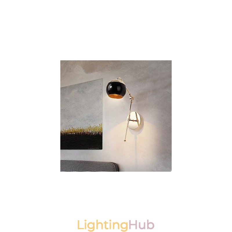 Modern Minimalism Creative Wall Lamp Sitting Room Bedroom Study Character Of The Glass Designer Wall Lamp