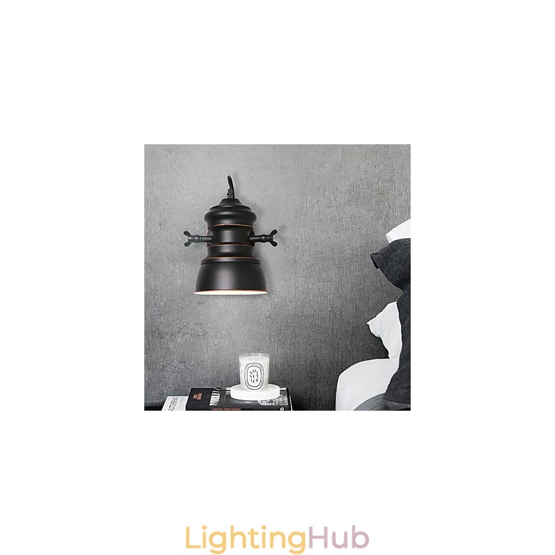 Vintage Metal Wall Sconces Industrial Wall Light Simplicity Lamp for Cafe Club Bar Lighting