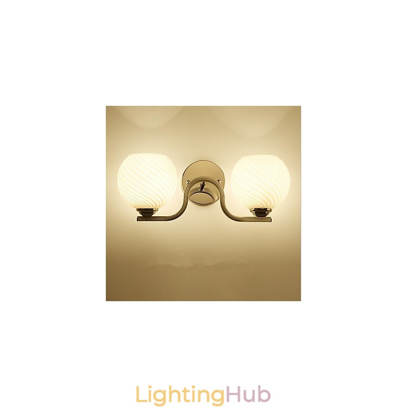 Simple Modern Contemporary Electroplate Feature for Swing Arm Eye Protection Ambient Light Wall Sconces