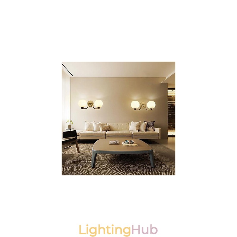 Simple Modern Contemporary Electroplate Feature for Swing Arm Eye Protection Ambient Light Wall Sconces