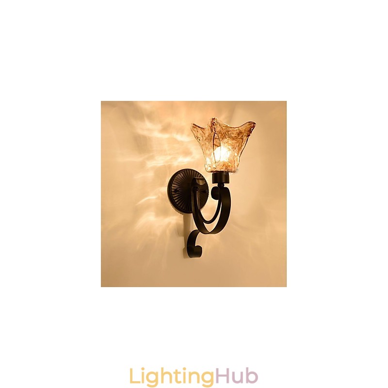Wall Lamp Simple Living Room Light Iron Decorative Bedroom Bedside Lamp Corridor Lamp