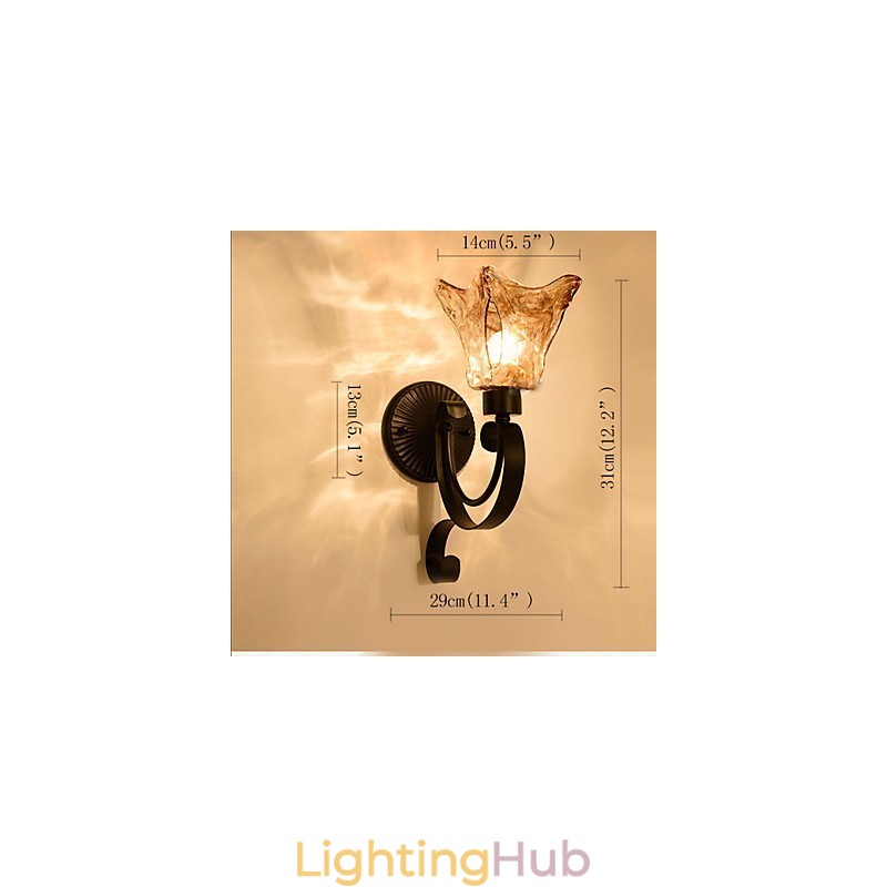 Wall Lamp Simple Living Room Light Iron Decorative Bedroom Bedside Lamp Corridor Lamp