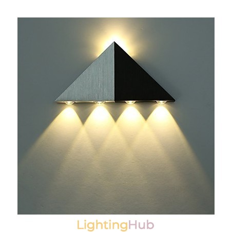 Modern Triangle Wall Sconce Light Fixture Indoor Hallway Up Down Wall Lamp Spot Light Aluminum Decorative Lighting for Studio Restauran Modern Triangle Wall Sconce Light Fixture Indoor Hallway Up Down Wall Lamp Spot Light Aluminum Decorative Lighting for Studio Restauran
