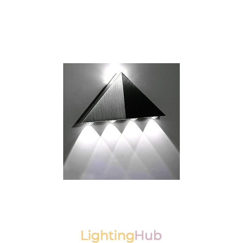 Modern Triangle Wall Sconce Light Fixture Indoor Hallway Up Down Wall Lamp Spot Light Aluminum Decorative Lighting for Studio Restauran