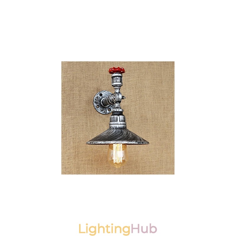 Rustic Lodge Painting Feature for Ambient Light Wall Sconces Wall Light Silver