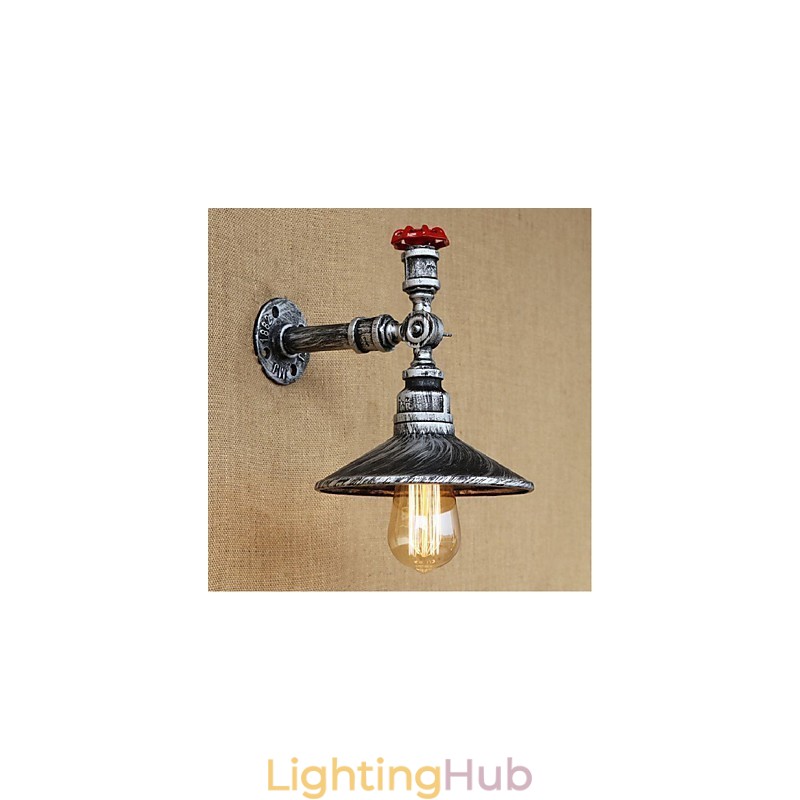 Rustic Lodge Painting Feature for Ambient Light Wall Sconces Wall Light Silver