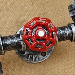 Rustic Lodge Brass Feature for Ambient Light Wall Sconces Wall Light Blue