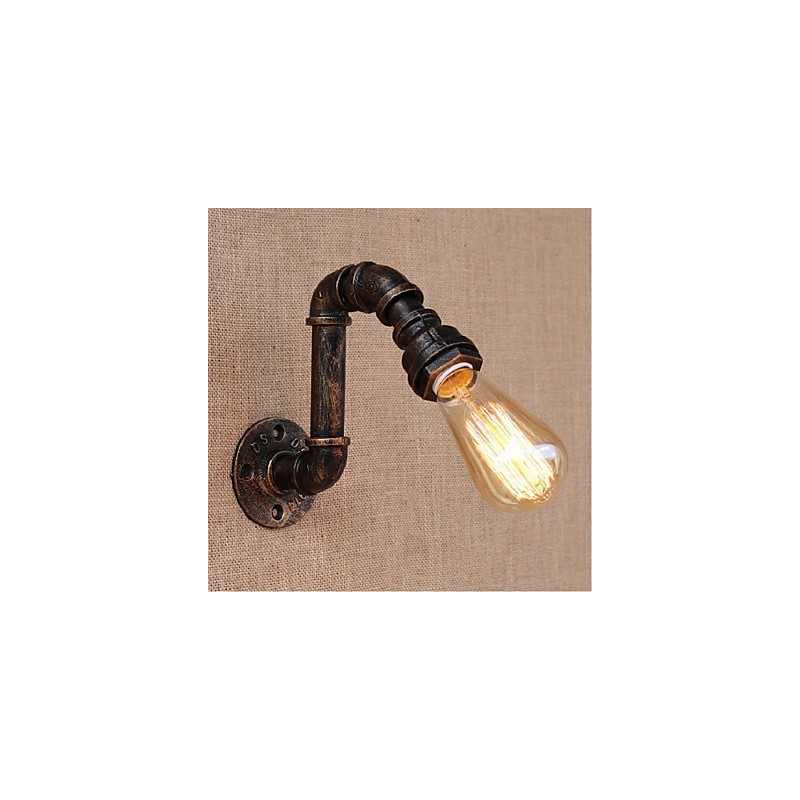Nostalgia Simple Water Pipe Decorative Small Wall Lamp Wall Light