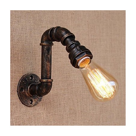 Nostalgia Simple Water Pipe Decorative Small Wall Lamp Wall Light