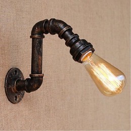 Nostalgia Simple Water Pipe Decorative Small Wall Lamp Wall Light