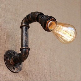 Nostalgia Simple Water Pipe Decorative Small Wall Lamp Wall Light